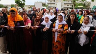 Curnê Reş’te Kadın Dayanışma Merkezi açıldı