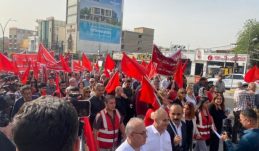 Silêmaniye’de 1 Mayıs yürüyüşü