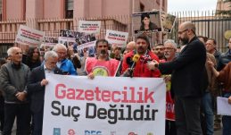 Basın örgütleri Adalet Bakanlığı önünde: Gazetecilik suç değildir